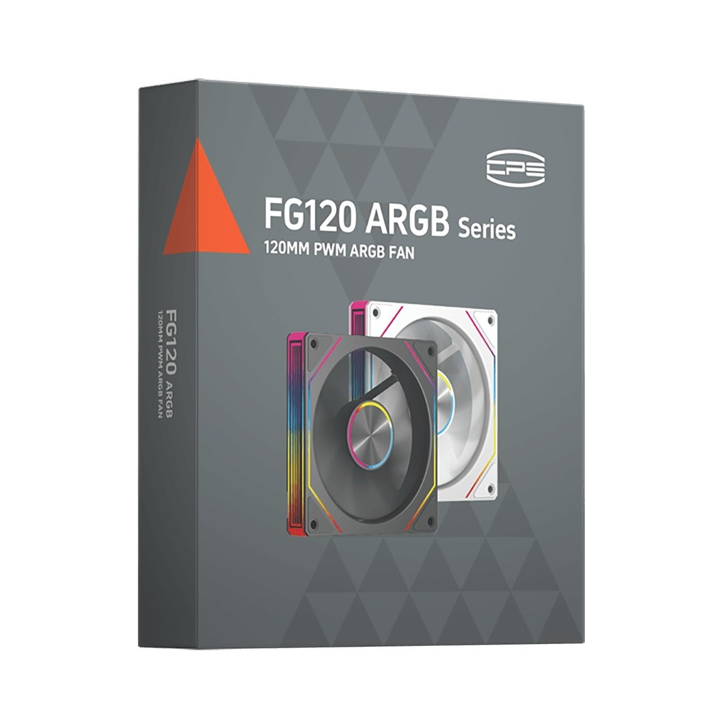 Кулер до корпусу PcCooler Вентилятор реверсний PCCOOLER FG120R ARGB BK чорний для корпусу 1 (FG120R ARGB BK) - зображення 6