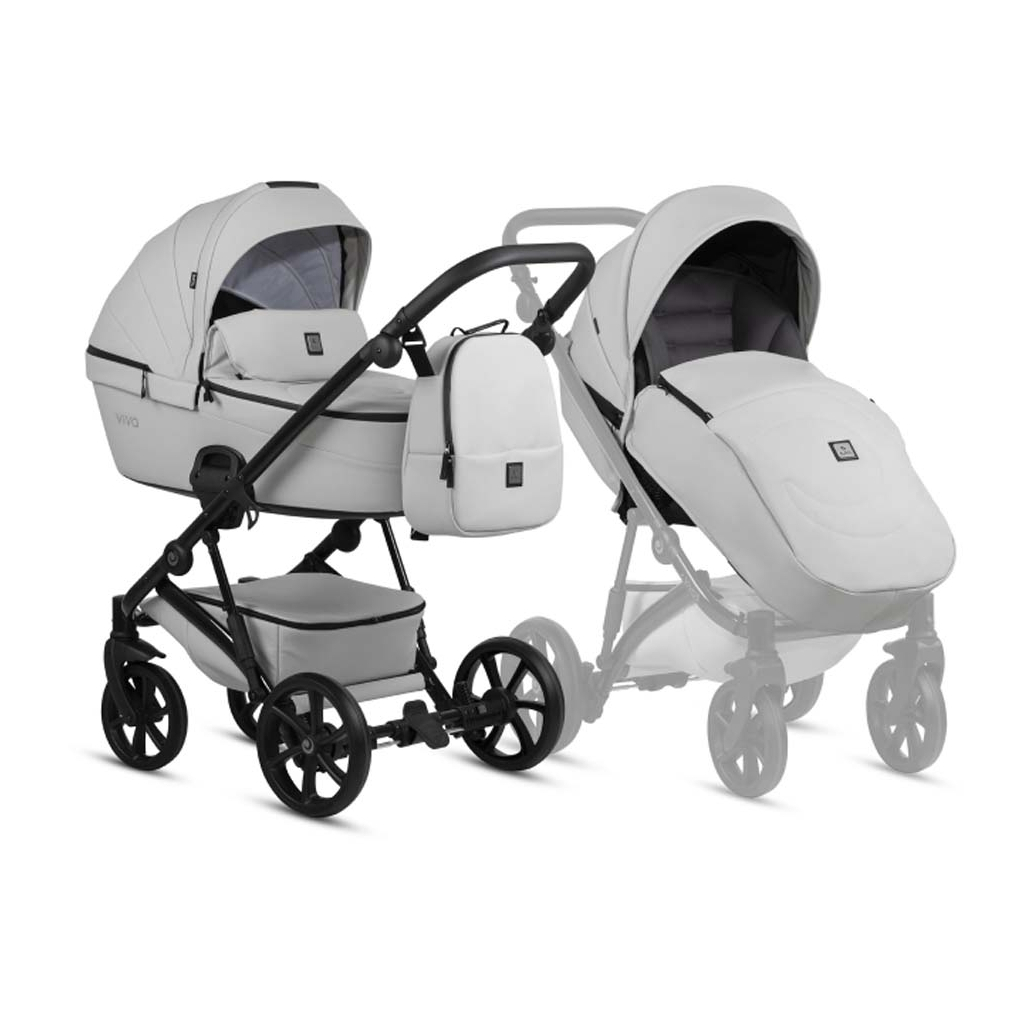 Коляска TUTIS 2 в 1 Viva 5+ (Leather Cloud) (1452085) - зображення 1