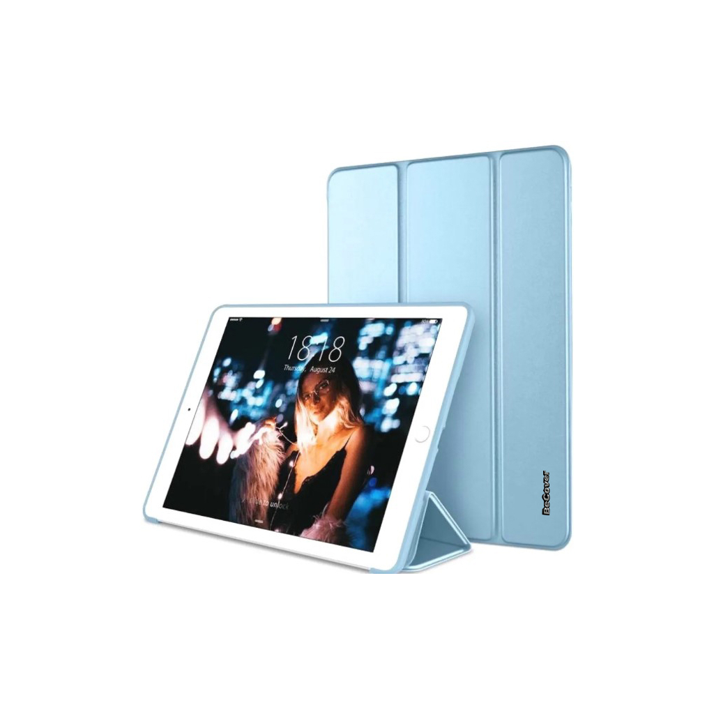 Чохол до планшета BeCover Tri Fold Soft TPU Silicone Apple iPad 9.7 2017/2018 A1822/A1823/A1893/A1954 Light Blue (708512) - зображення 2