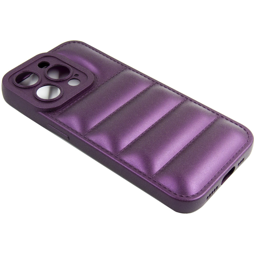Чохол до мобільного телефона Dengos Soft iPhone 15 Pro (purple) (DG-TPU-SOFT-44) - зображення 3