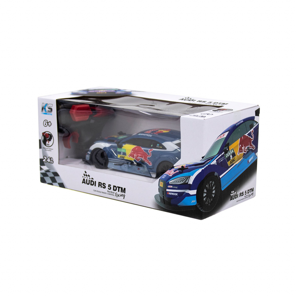 Радіокерована іграшка KS Drive Audi RS 5 DTM Red Bull (1:24, 2.4Ghz, блакитний) (124RABL) - зображення 9