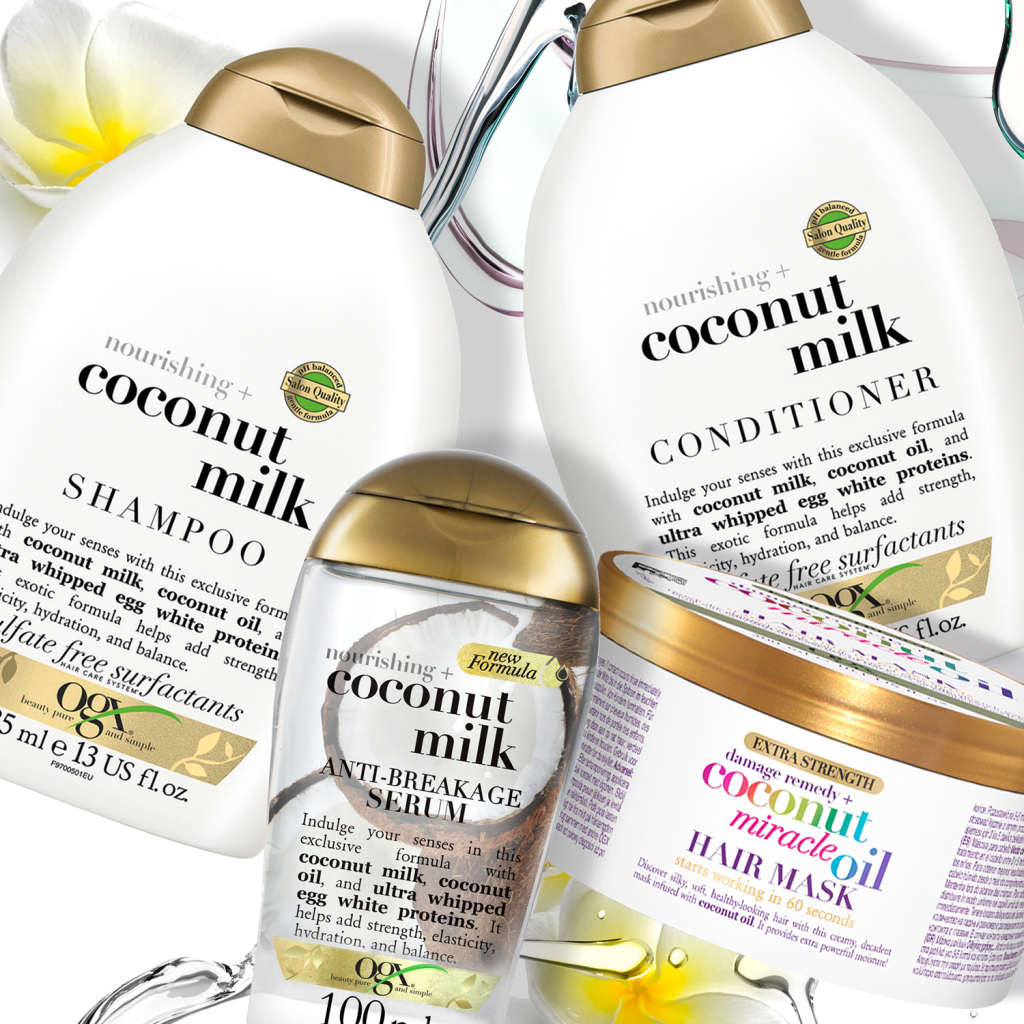 Маска для волосся OGX Coconut Miracle Oil Зміцнювальна 300 мл (3574661685168) - изображение 7