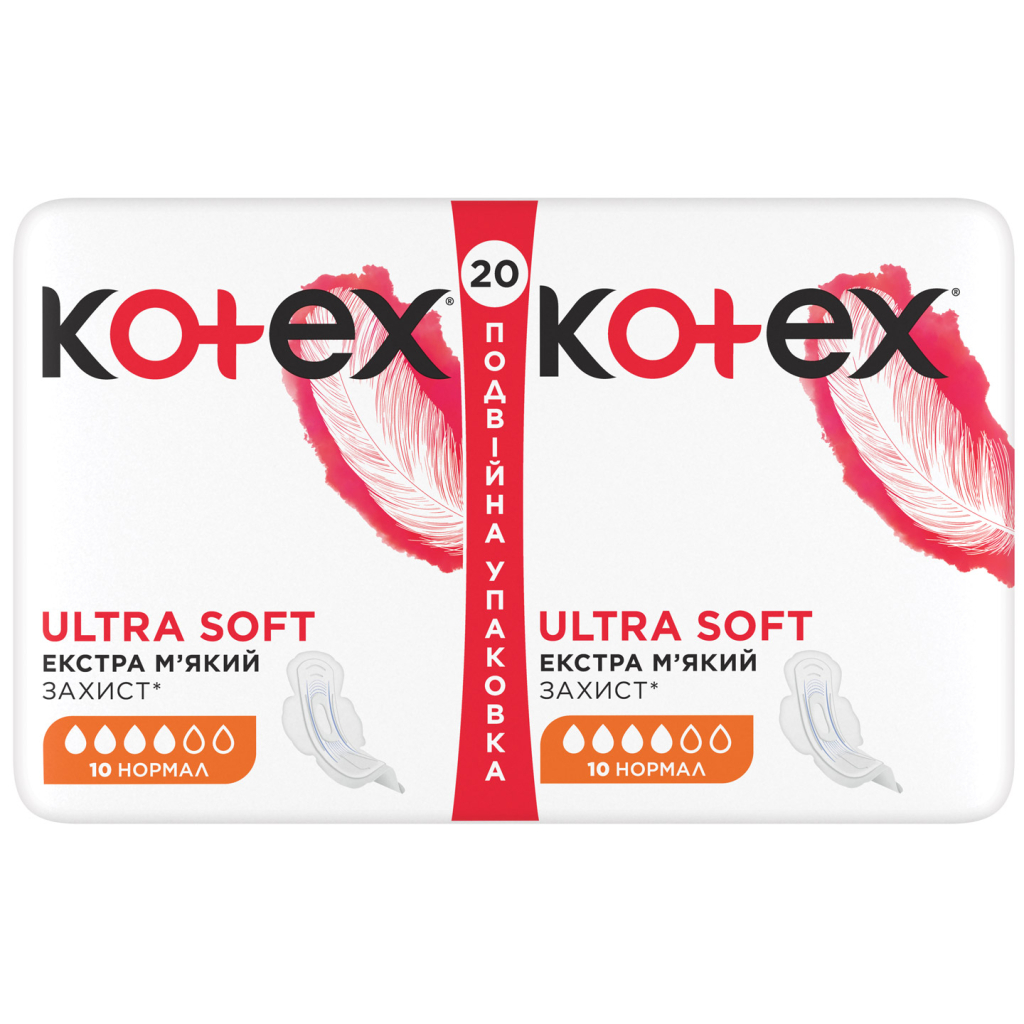 Гігієнічні прокладки Kotex Ultra Soft Normal 20 шт. (5029053542676) - зображення 2