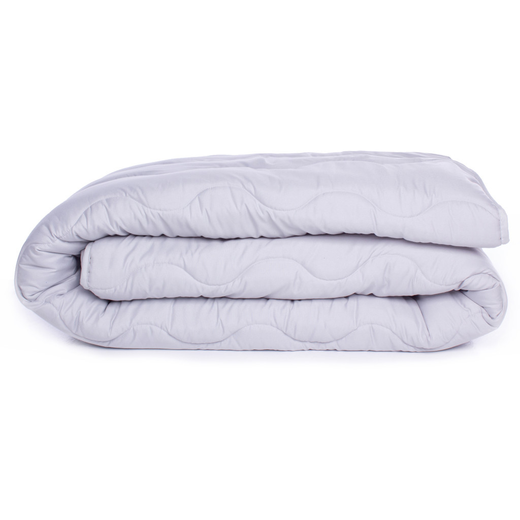 Ковдра MirSon антиалергенна EcoSilk всесезонна №9007 Eco Light Gray 220x240 см (2200005994375) - изображение 1