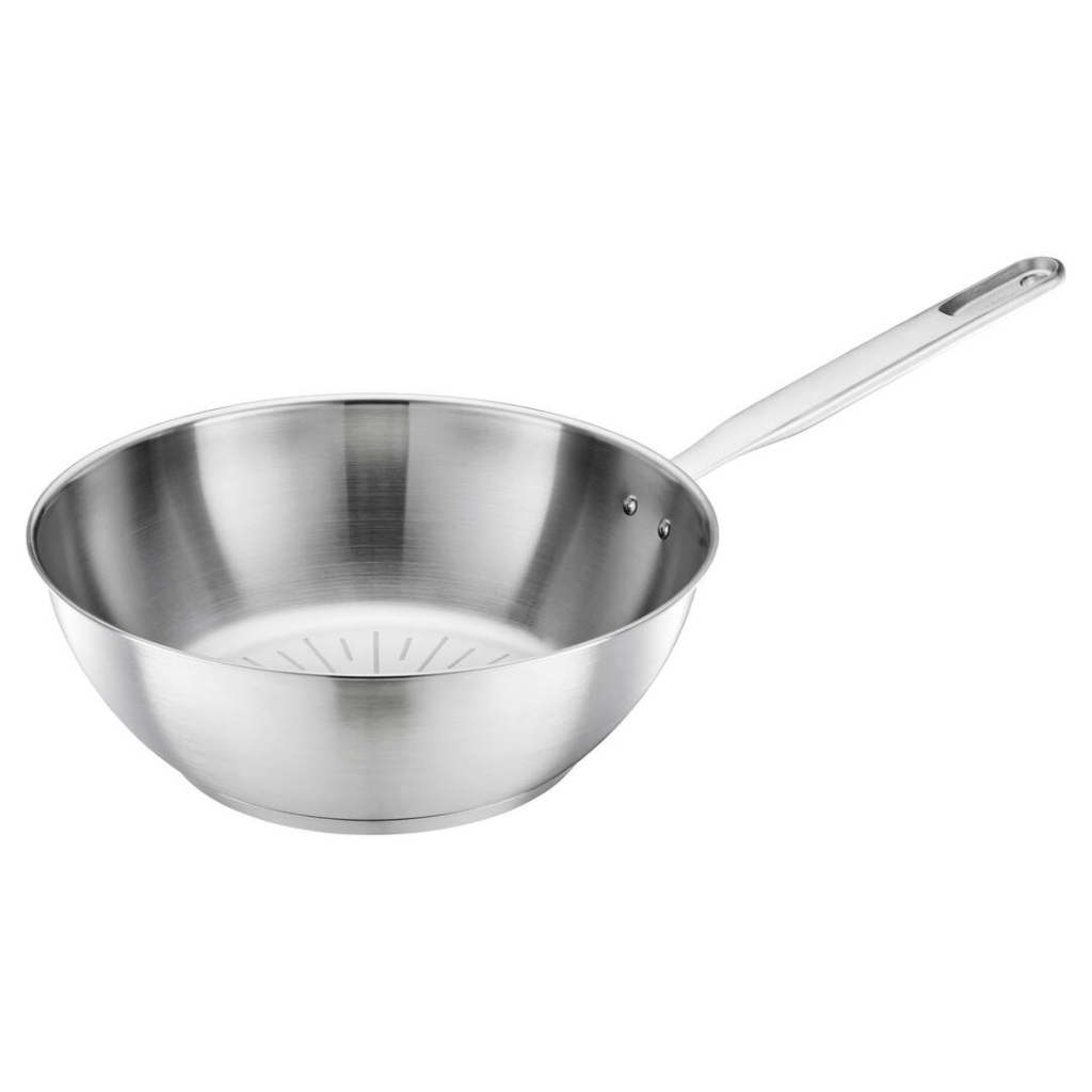 Сковорода Fiskars Вок All Steel Pure матова 28 см (1065629) - зображення 1