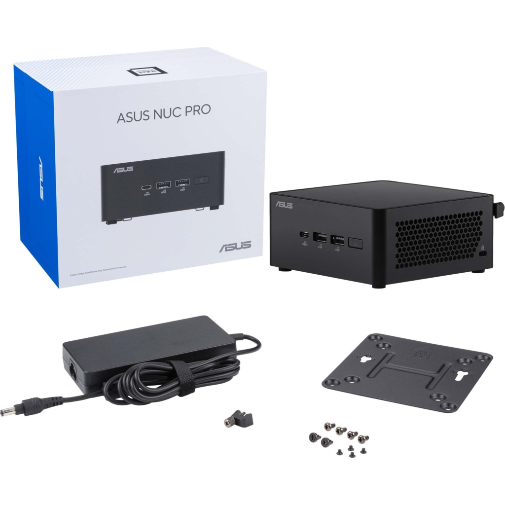 Комп'ютер ASUS NUC 14 Pro RNUC14RVHI300002I / Core 3 100U, M.2 22x80 NVMe, 22x42 NVMe/2.5'' SATA (90AR0072-M00040) - зображення 12