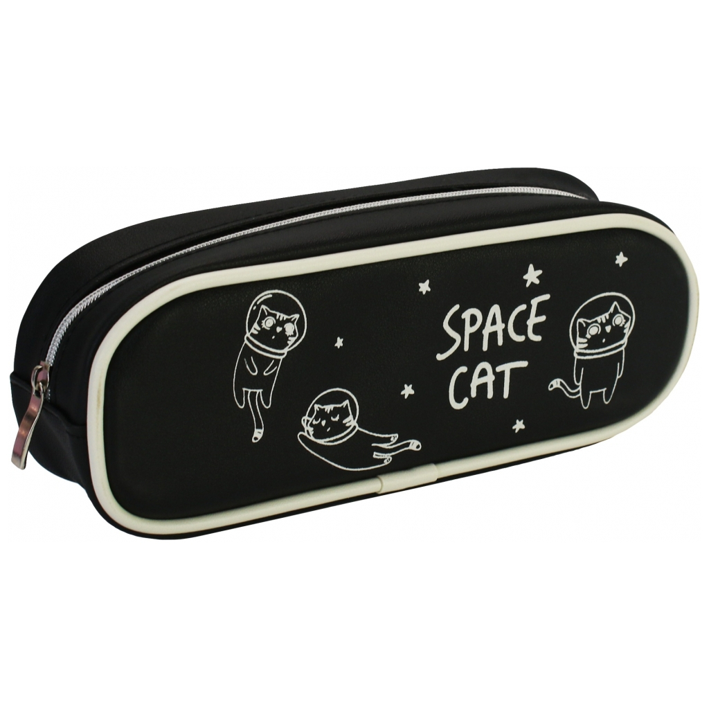 Пенал Cool For School 2 відділення Чорний (CF87193) - зображення 1