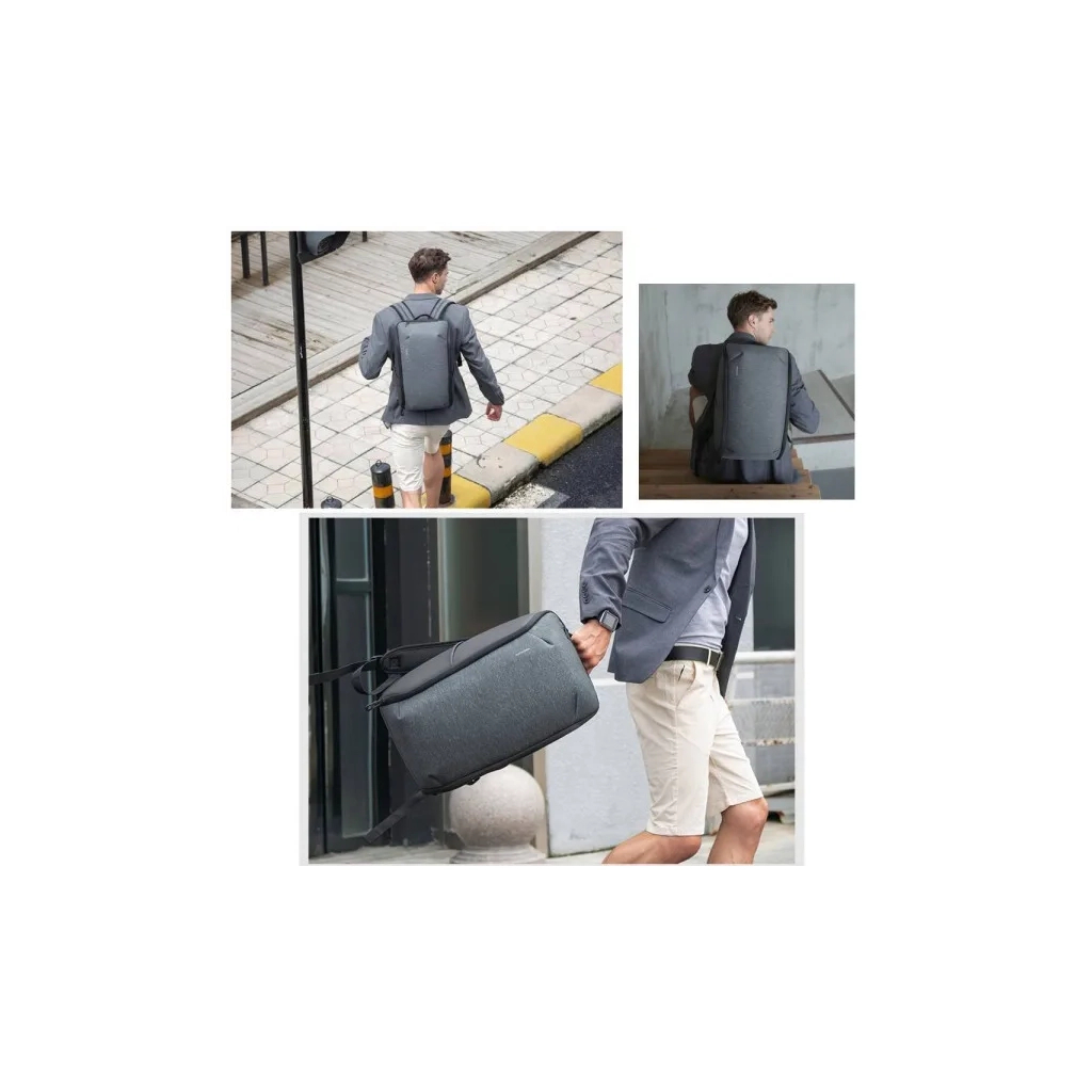 Рюкзак для ноутбука Kingsons 15.6" laptop backpack Dark Grey (KS3203W-B) - зображення 11
