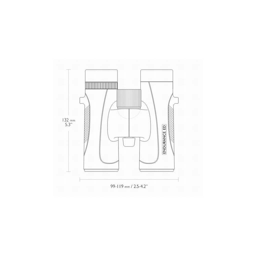 Бінокль Hawke Endurance ED 8х32 Glass BAK4 Waterproof Black (36200) - зображення 4