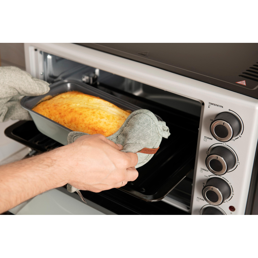 Кухонна прихватка Ardesto Oliver зелений 20х20см, 100% бавовна (ART04OG) - изображение 2