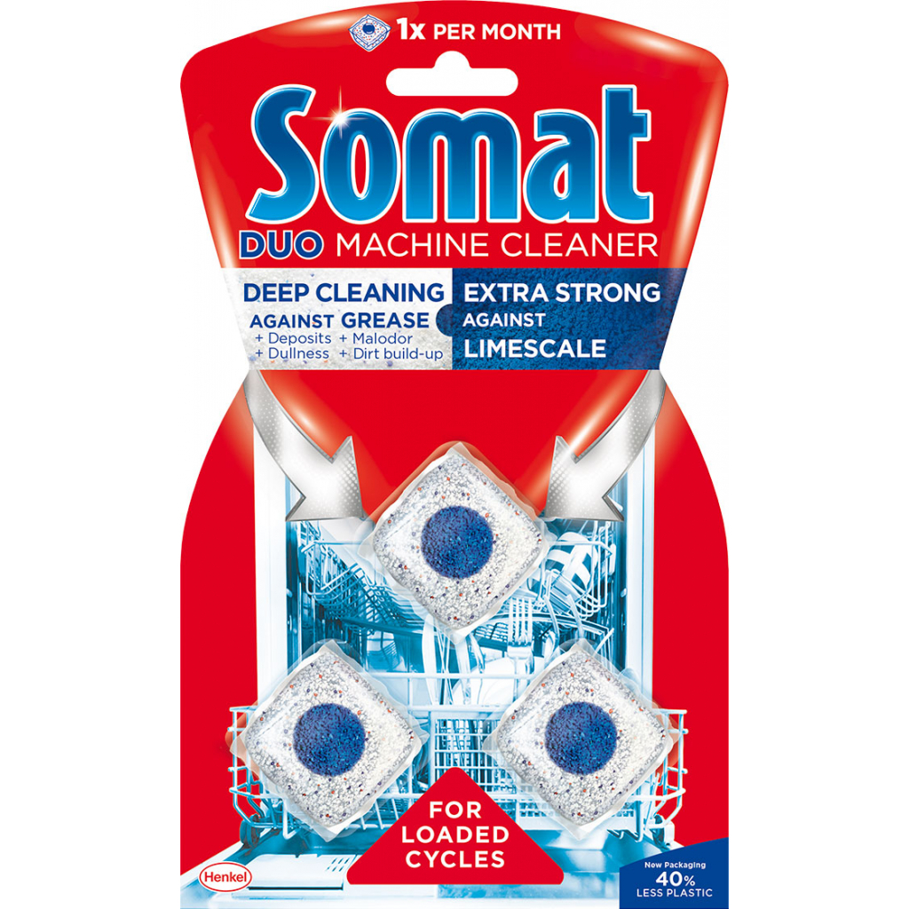 Очищувач для посудомийних машин Somat Machine Cleaner 60 г (9000100999786) - зображення 1