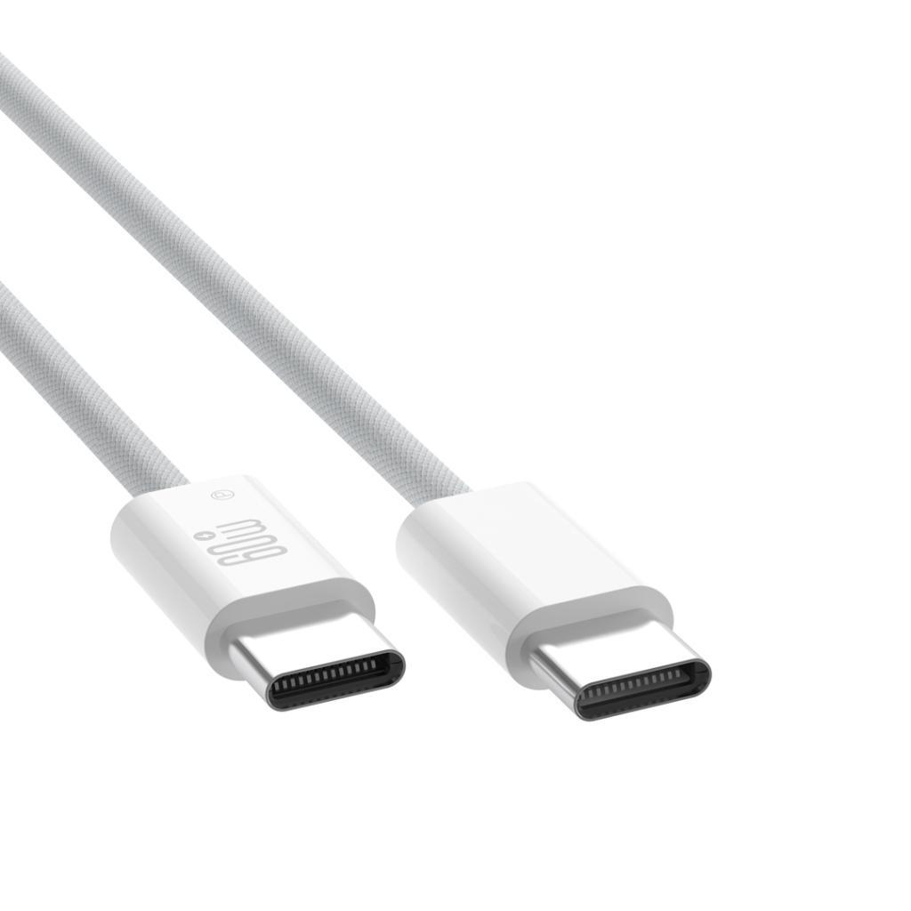Дата кабель USB-C to USB-C 1.0m 60W white XO (CB-Q73CC) - зображення 5
