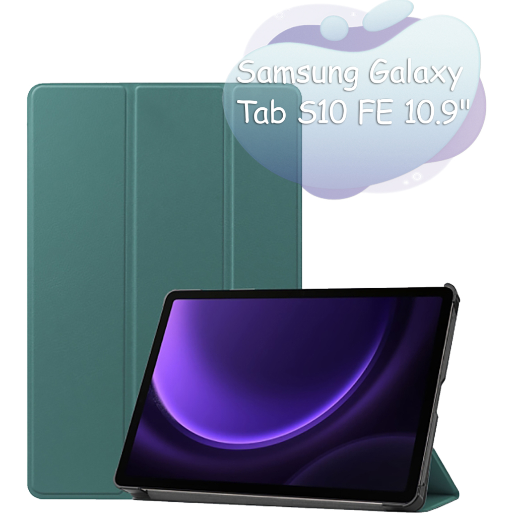 Чохол до планшета BeCover Smart Case Samsung Galaxy Tab S10 FE (SM-X520/SM-X526) 10.9" Dark Green (713275) - зображення 1