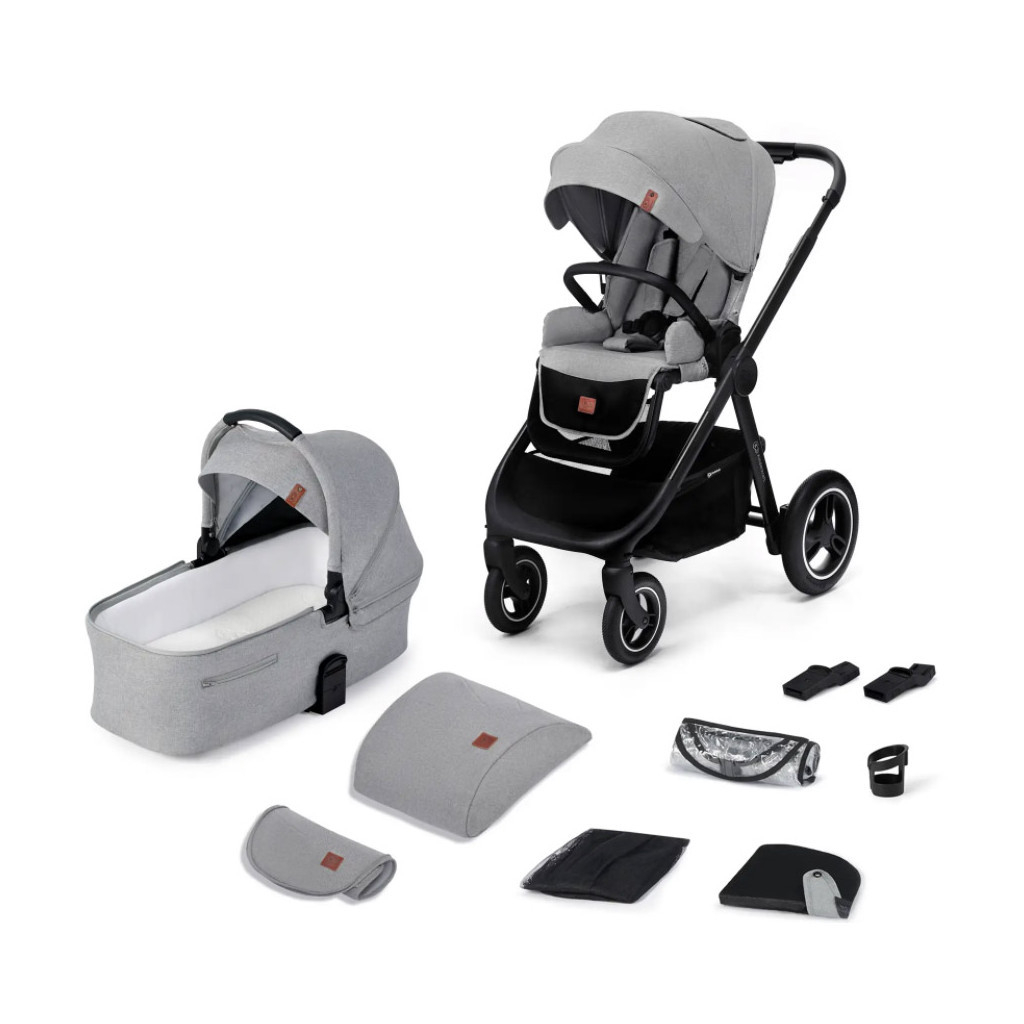 Коляска Kinderkraft 2 в 1 Everyday Light Gray (KSEVER00LGR2000) (5902533917556) - зображення 2