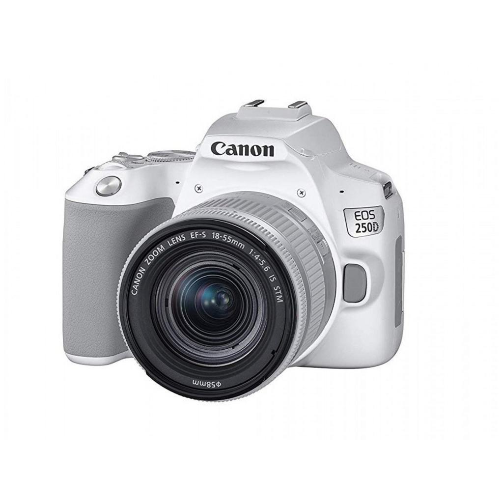 Цифровий фотоапарат Canon EOS 250D 18-55 IS White (3458C003AA) - зображення 1