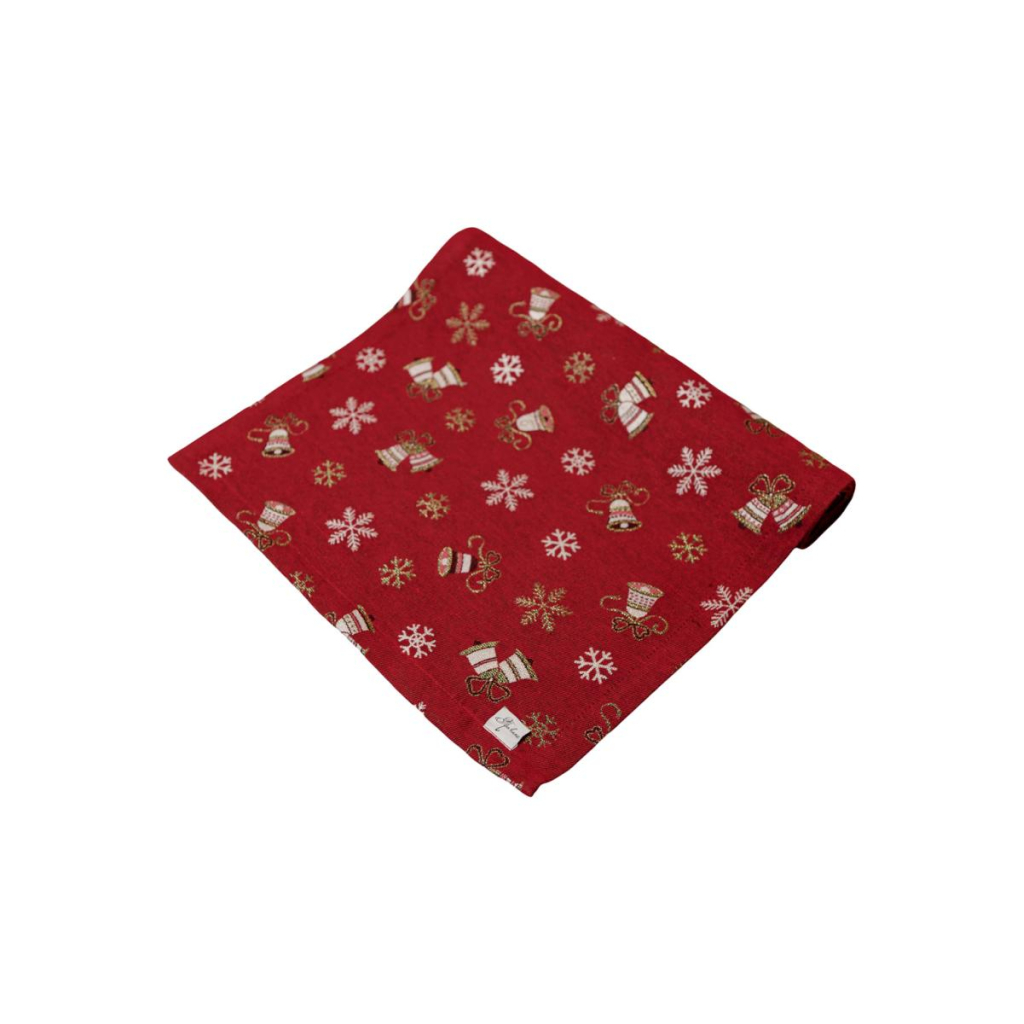 Доріжка на стіл Прованс Дзвіночки на червоному 40 х 140 см (036822) - зображення 7