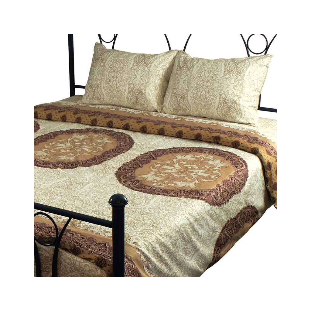 Постільна білизна Руно сатин Front beige полуторна (1.137К_3589 Front beige) - зображення 1