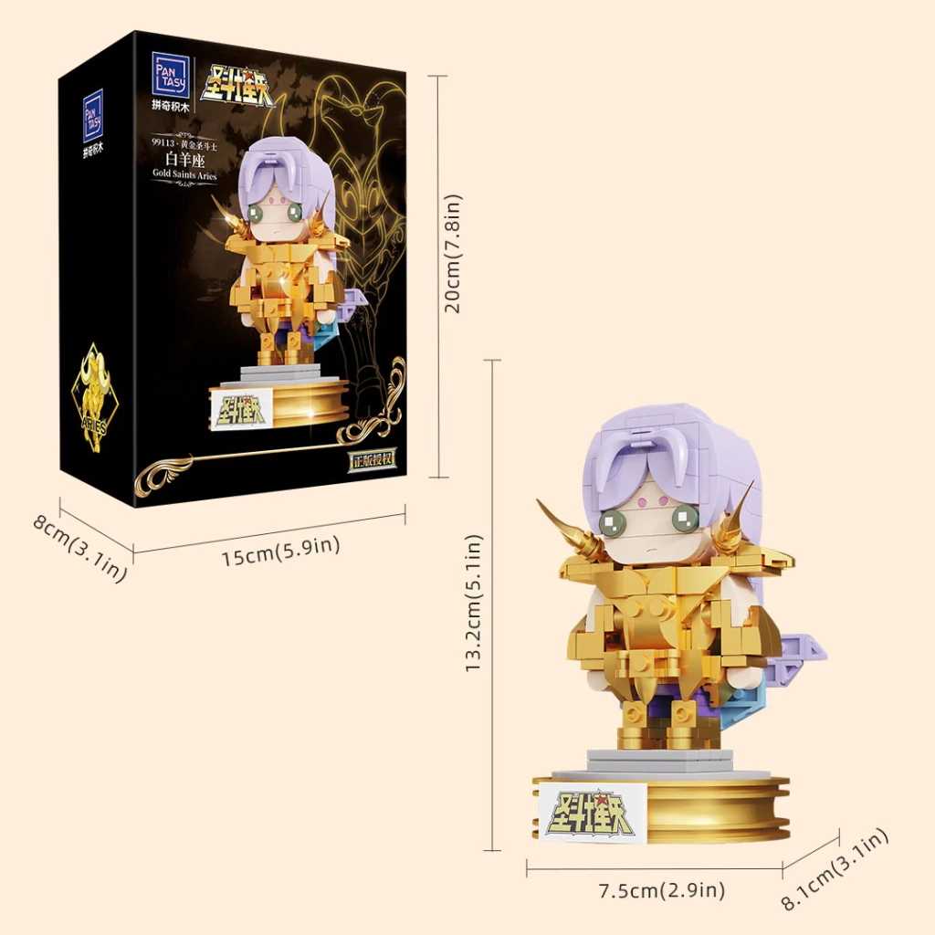 Конструктор Pantasy Saint Seiya Gold Святий Овен (99113) - зображення 2