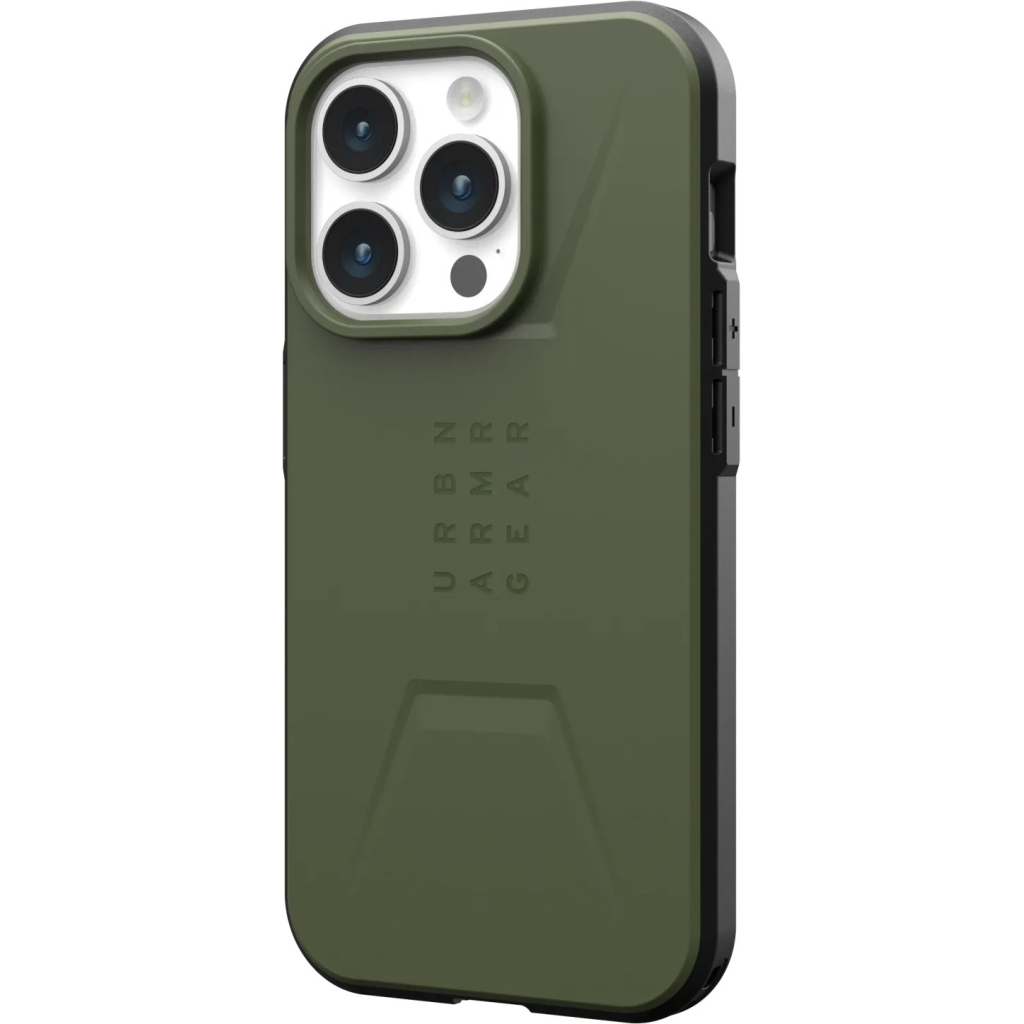 Чохол до мобільного телефона UAG Apple iPhone 15 Pro Civilian Magsafe, Olive Drab (114275117272) - зображення 4