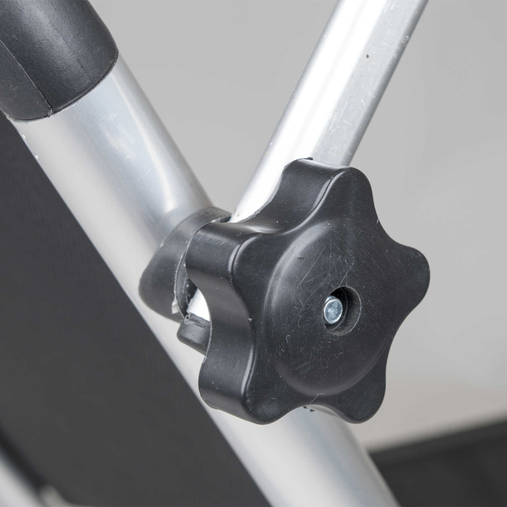 Розкладачка Bo-Camp Sun Lounger With Sunscreen 5 Positions Чорна (1304460) - зображення 4