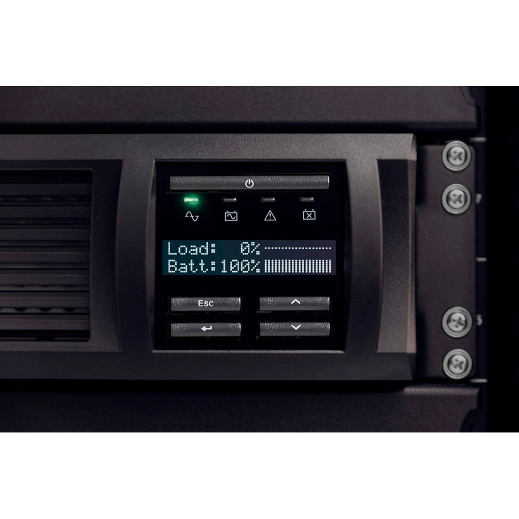 Пристрій безперебійного живлення APC Smart-UPS RM 750VA 2U LCD with SmartConnect (SMT750RMI2UC) - зображення 4