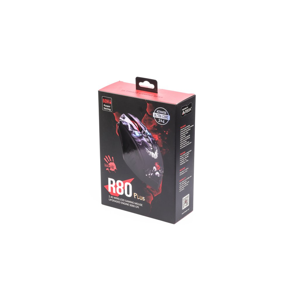 Мишка A4Tech Bloody R80 Plus Wireless Skull (4711421977326) - зображення 6