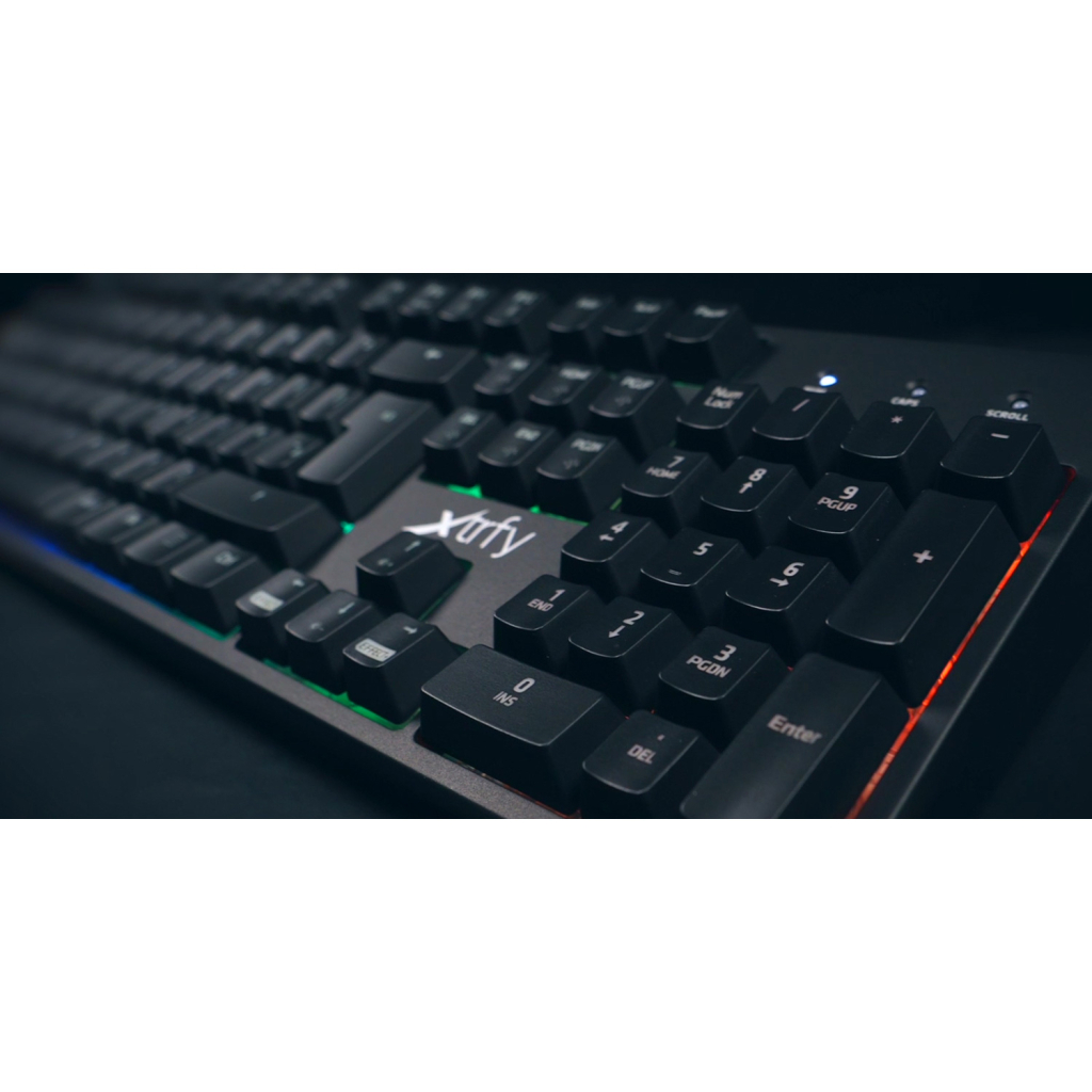 Клавіатура Xtrfy K3 Semi Mech RGB UA Black (XG-K3-RGB-UKR) - зображення 2