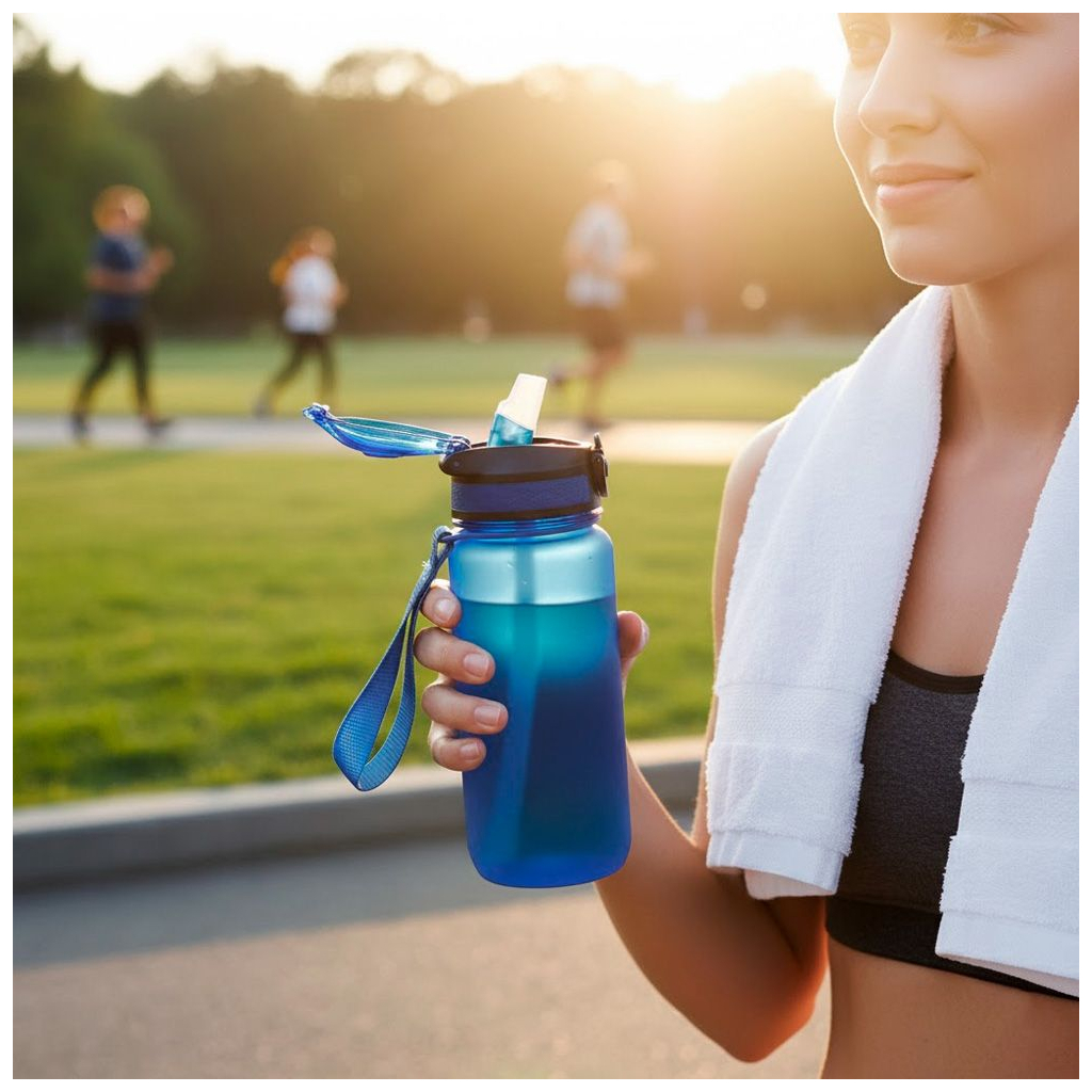 Пляшка для води Line Art Merlo 600 мл синій (60013818LA-03) - зображення 6