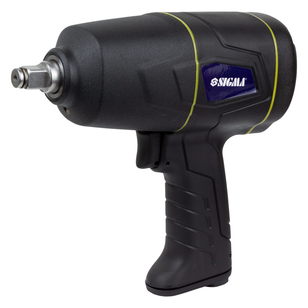 Гайковерт Sigma Profi 1/2" 850Нм 7000 об/хв 142 л/хв 8 бар. (6712071) - зображення 1