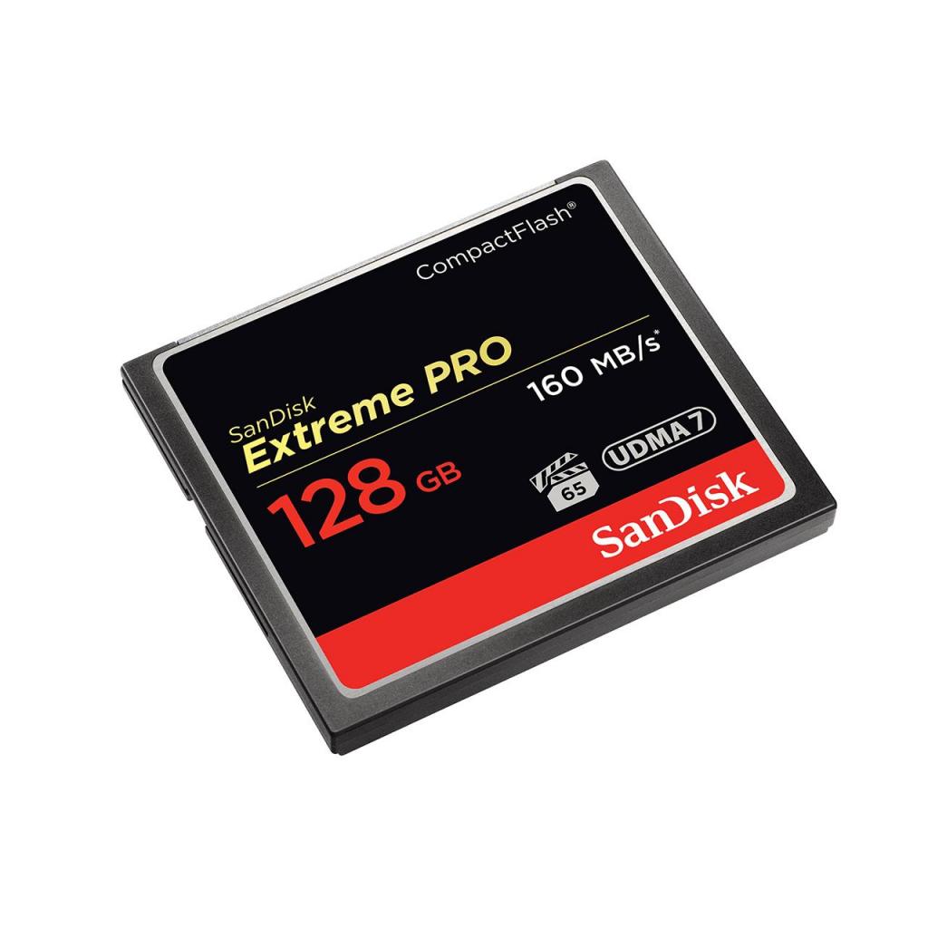 Карта пам'яті SanDisk 128Gb Compact Flash eXtreme Pro (SDCFXPS-128G-X46) - зображення 1