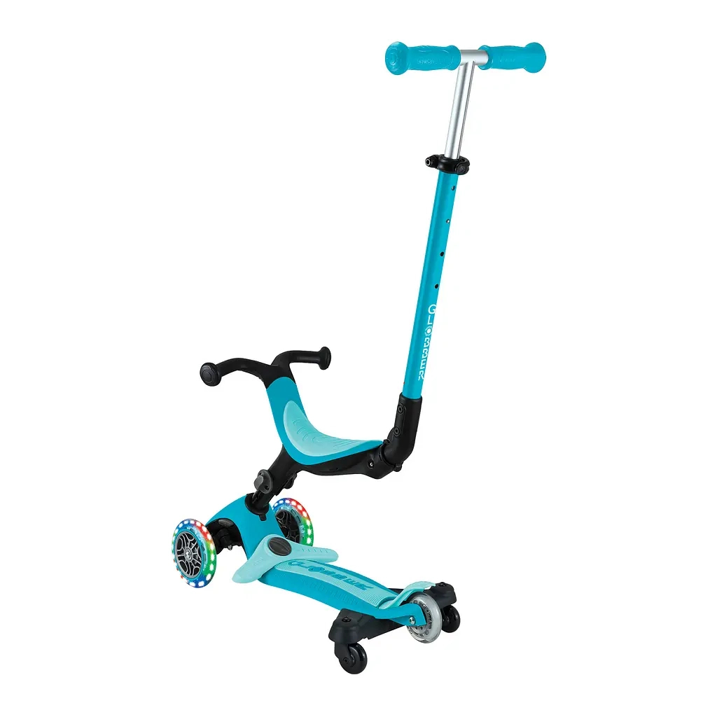 Самокат Globber серії Go Up Active 360 аква Колеса з підсвічуванням (749-300) - зображення 4