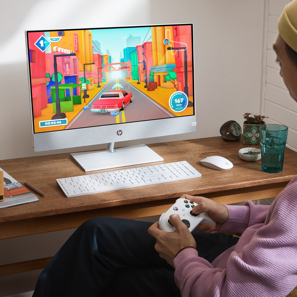 Комп'ютер HP Pavilion 27-ca2013ua AiO / i5-13400T, 16, 512, RTX3050 4GB, WiFi, Cam, K&M (AE0P8EA) - зображення 8