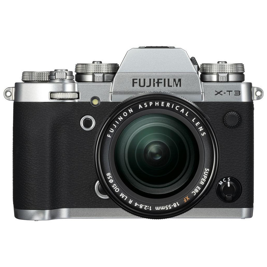 Цифровий фотоапарат Fujifilm X-T3 + XF 18-55mm F2.8-4.0 Kit Silver (16589254) - зображення 1