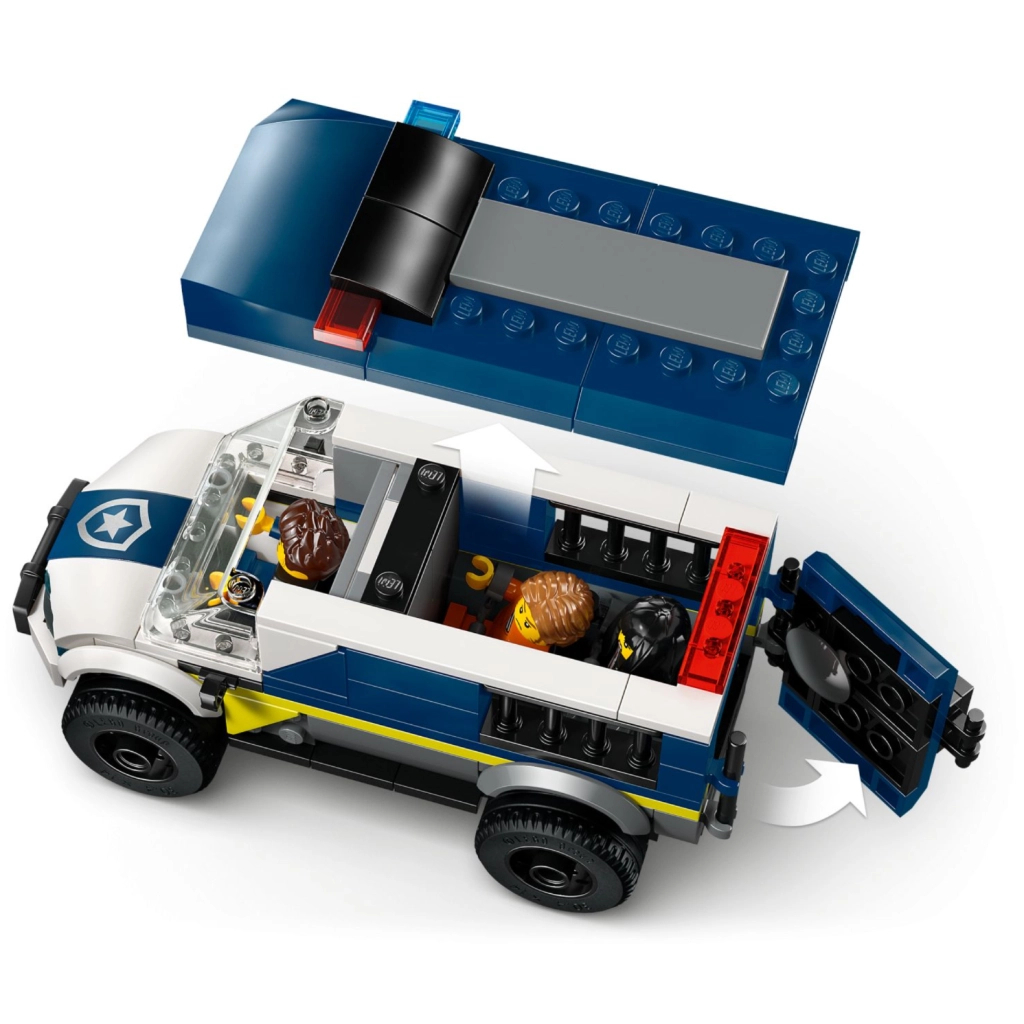 Конструктор LEGO City Поліцейський фургон для перевезення в'язнів (60479) - зображення 5