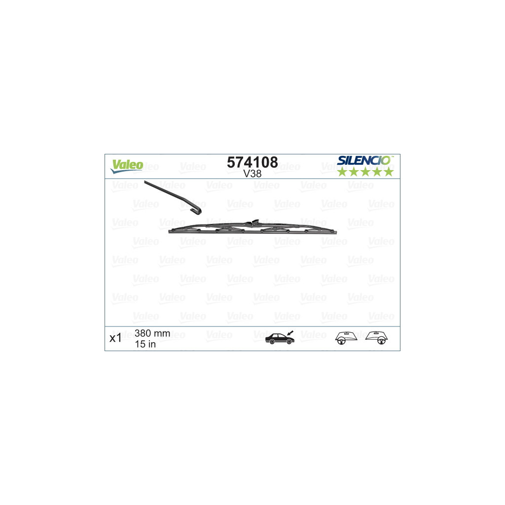 Щітка склоочисника Valeo 574108 - зображення 1