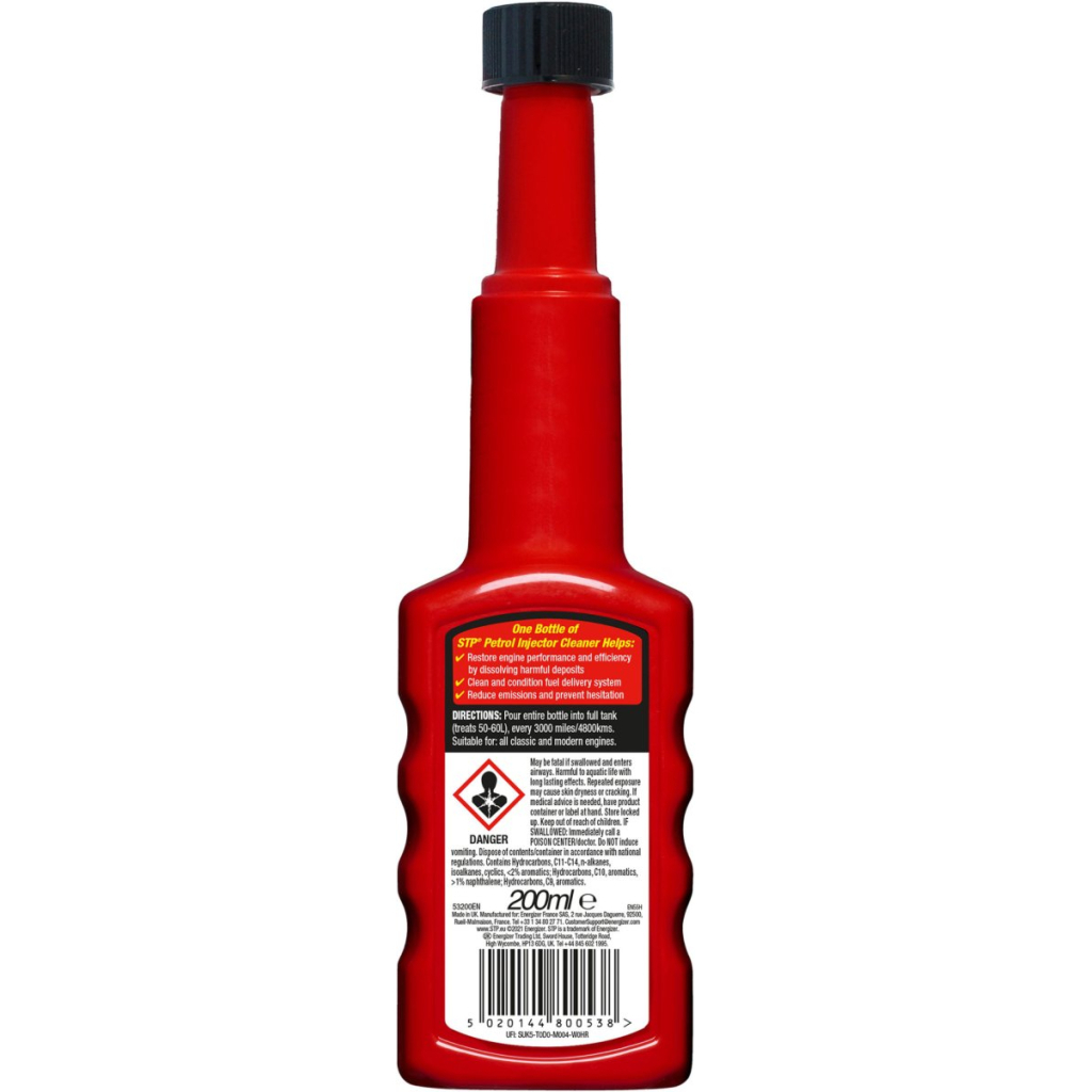 Автомобільний очисник STP Petrol Injector Cleaner, 200мл (74380) - зображення 2