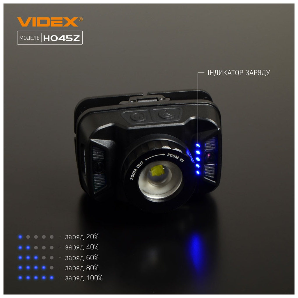 Ліхтар Videx 270Lm 5000K (VLF-H045Z) - зображення 8