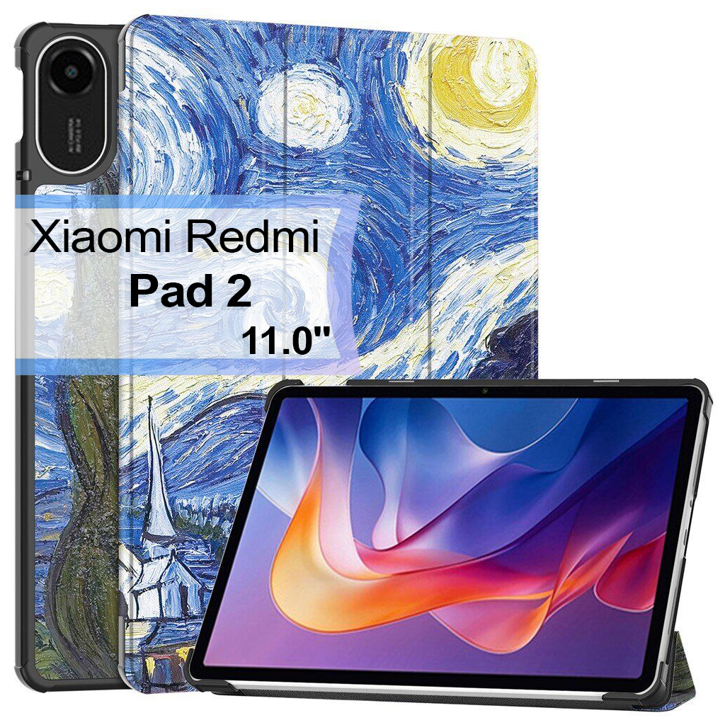 Чохол до планшета BeCover Smart Xiaomi Redmi Pad 2 11.0" Night (713649) - зображення 1