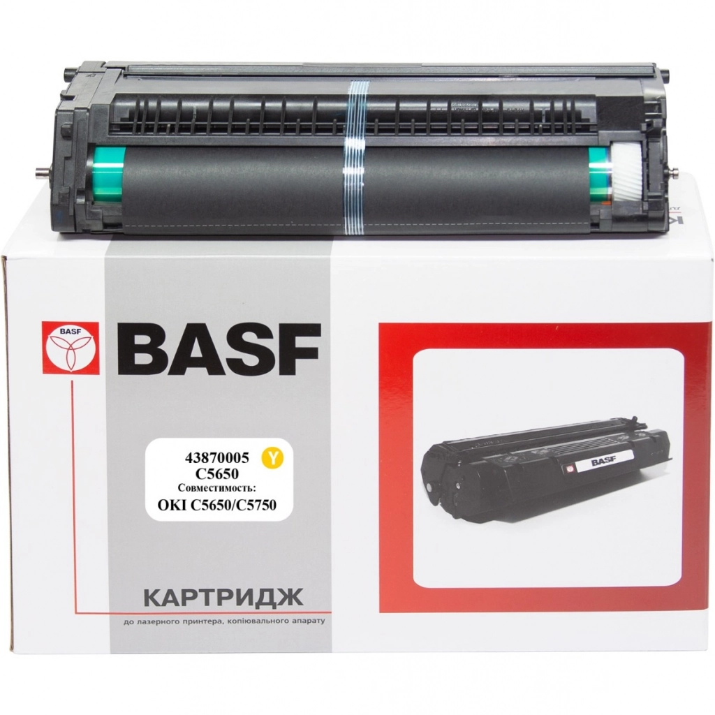 Драм картридж BASF OKI C5650/C5750/ 43870005 Yellow (DR-C5650-43870005) - изображение 1