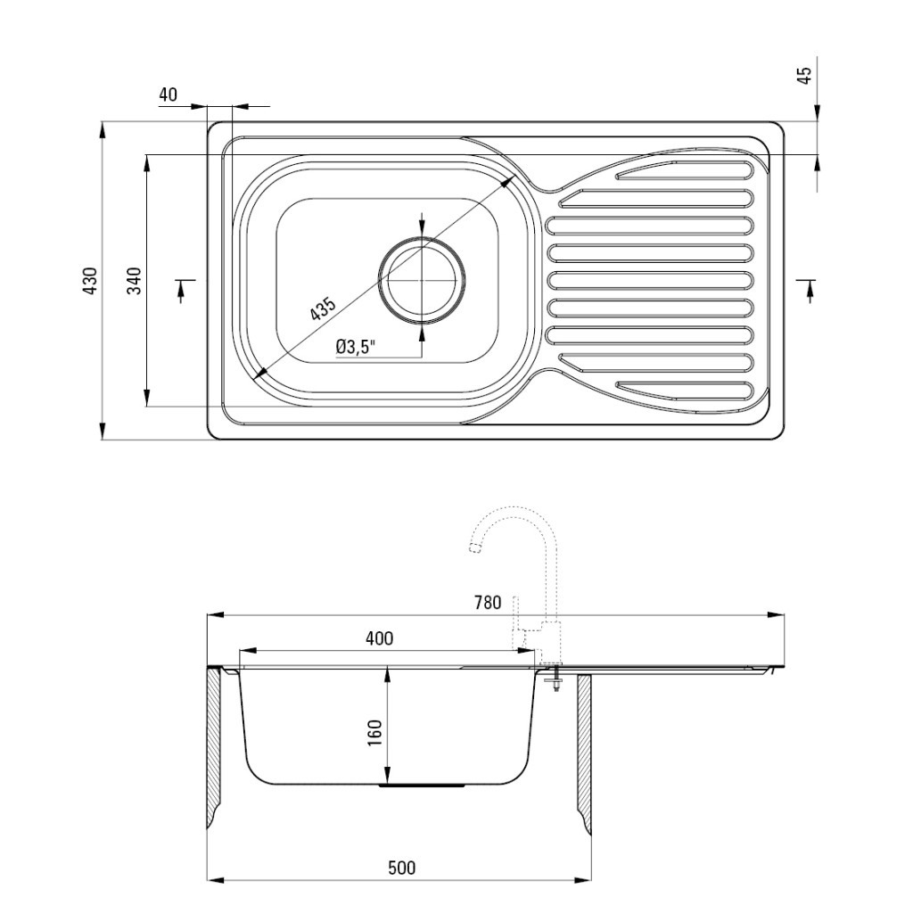 Мийка кухонна Deante Doppio (ZEN 0113) - зображення 4