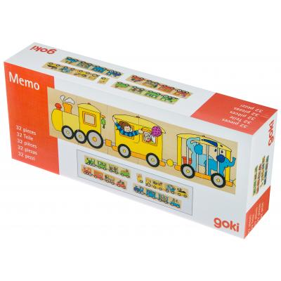 Пазл Goki Кольоровий паровоз (56945) - зображення 1