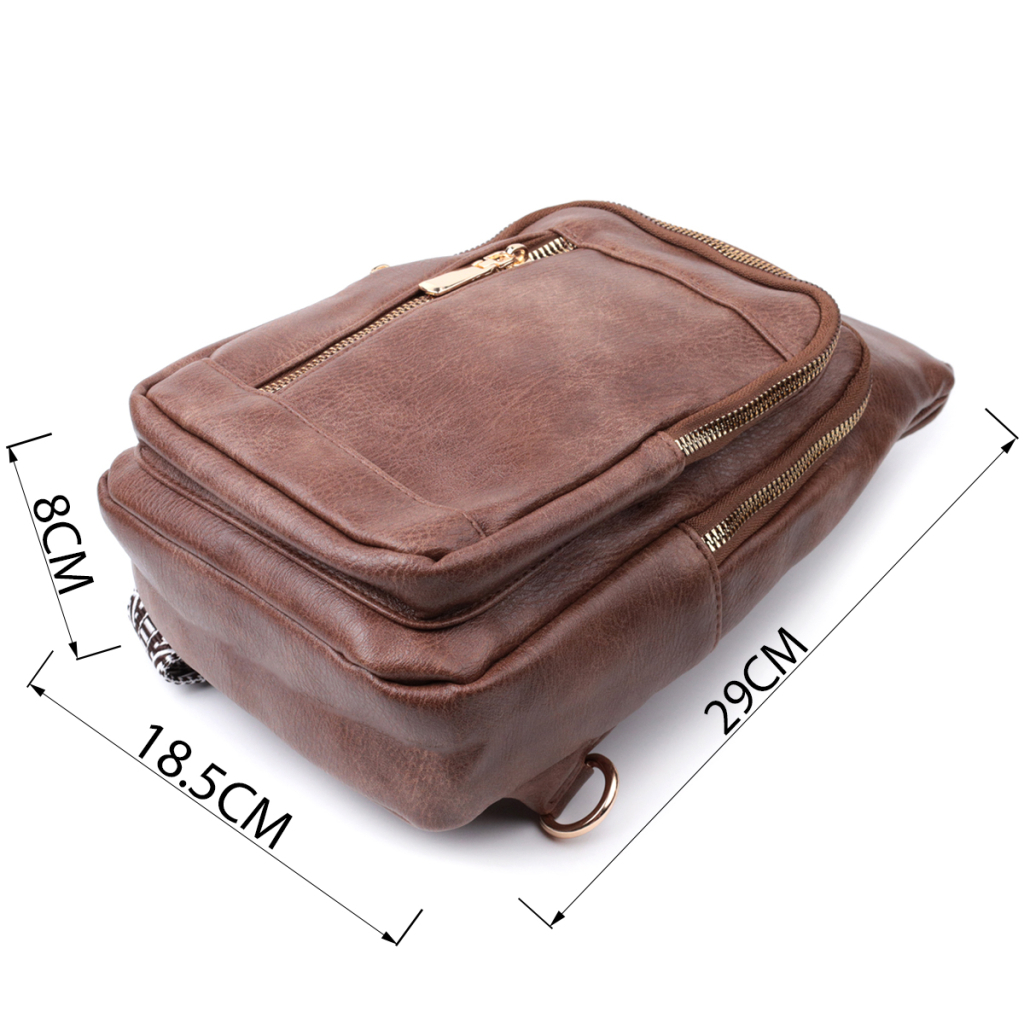 Сумка Vintage З екошкіри Коричнева (22747) - зображення 3