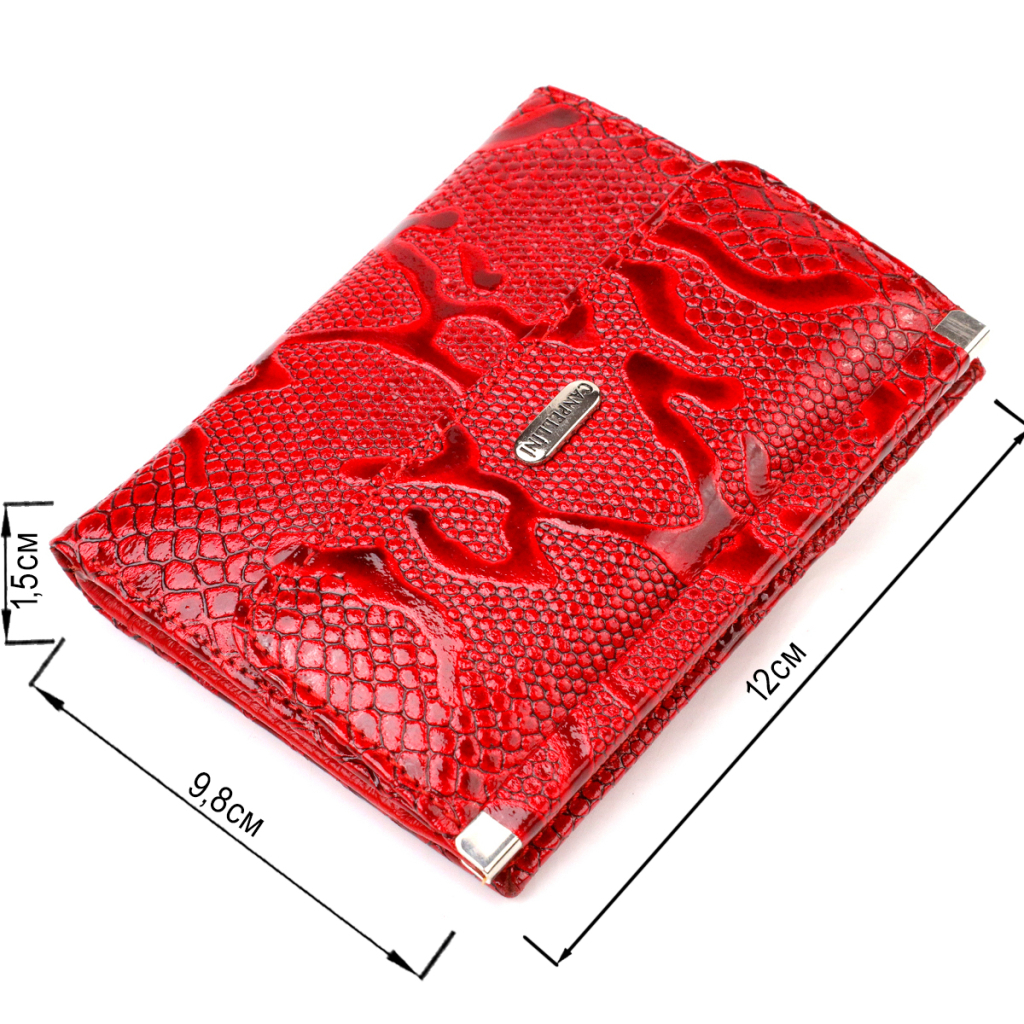 Гаманець Canpellini З натуральної шкіри Червоний (21818) - зображення 3