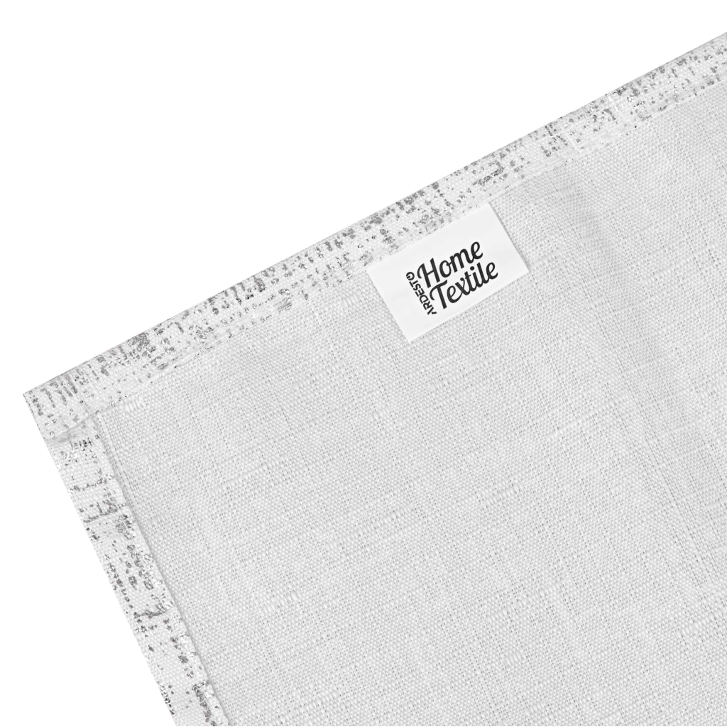 Скатертина Ardesto Shine 100% поліестер, сріблястий 120х140 см (ART07SS) - зображення 4