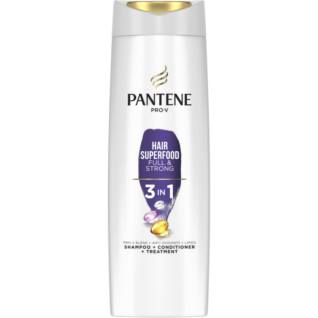 Шампунь Pantene Pro-V 3 в 1 Об'ємне та міцне 360 мл (8001090861870) - зображення 1