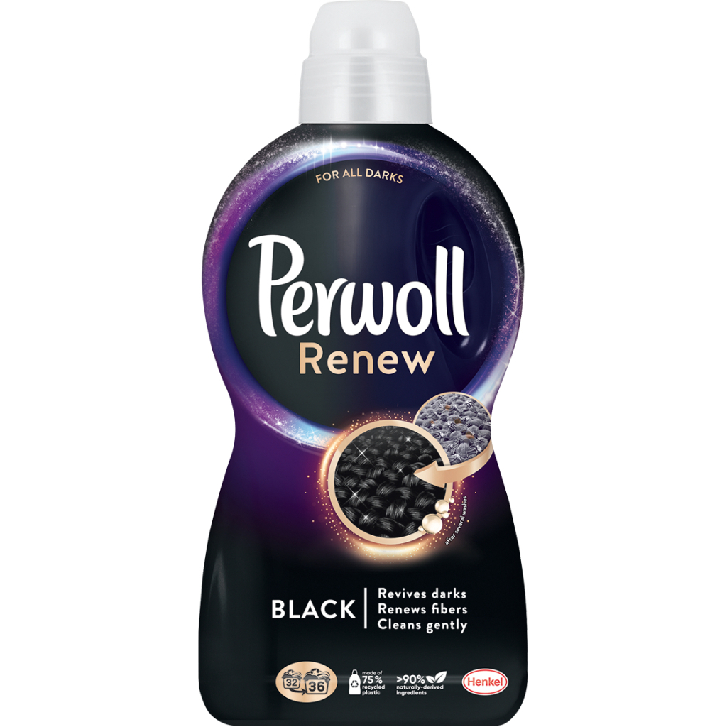 Гель для прання Perwoll Renew Black для темних та чорних речей 1.98 л (9000101576740) - зображення 1