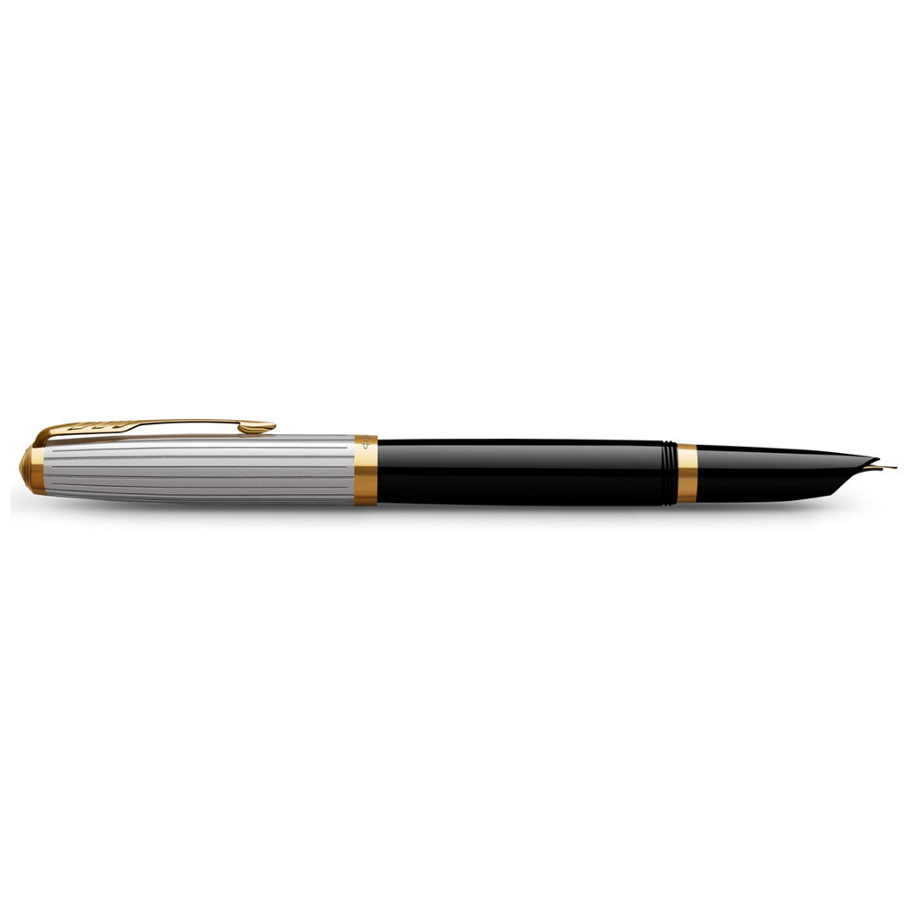 Ручка пір'яна Parker PARKER 51 Premium Black GT  FP F (56 111) - зображення 4