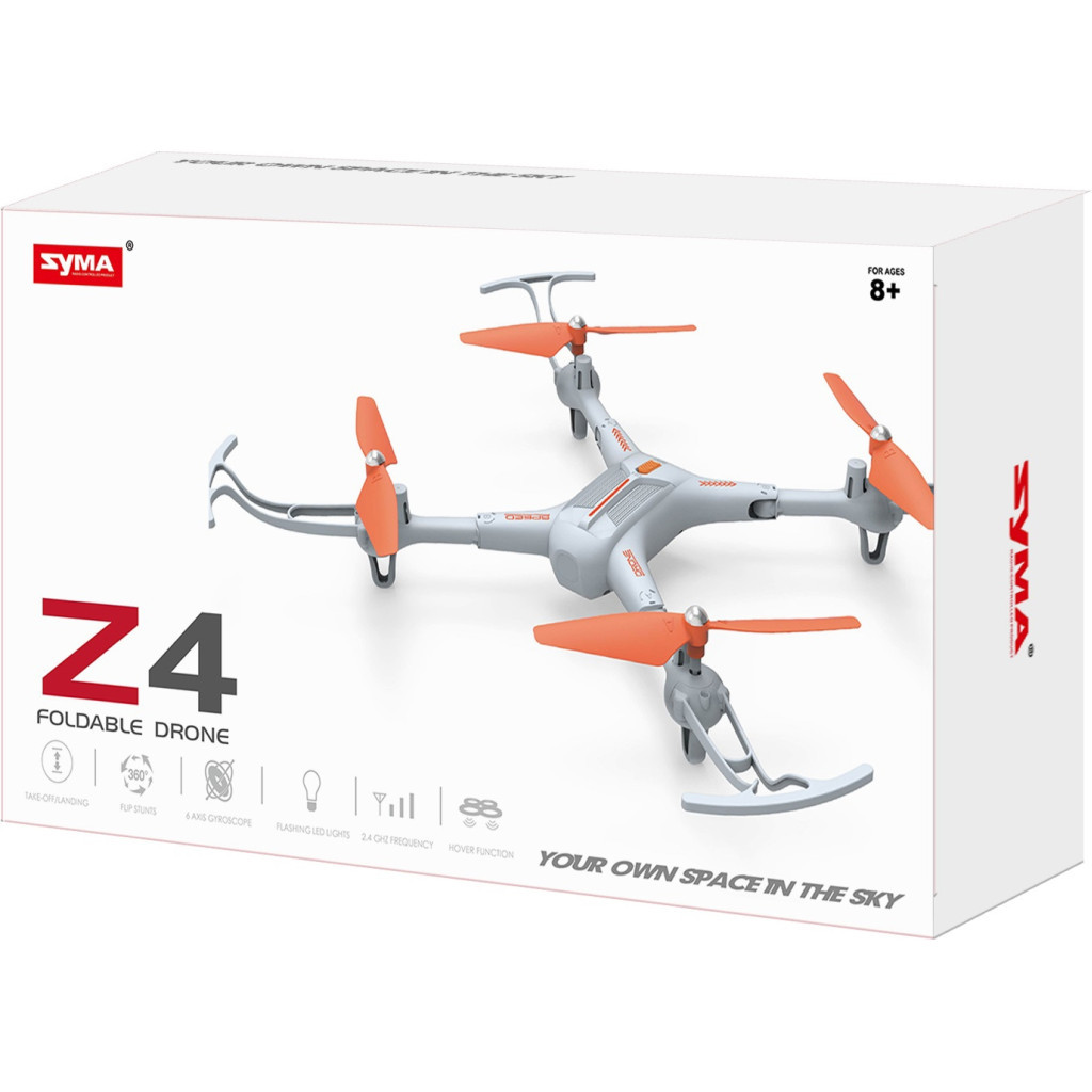 Радіокерована іграшка Syma Квадрокоптер Z4 з 2.4 ГГц керуванням та складною конструкцією (Z4) - зображення 11