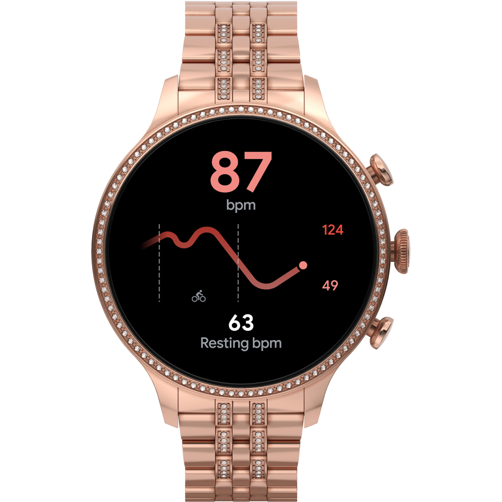 Смарт-годинник Fossil Gen 6 Rose Gold-Tone Stainless Steel (FTW6077) - зображення 2