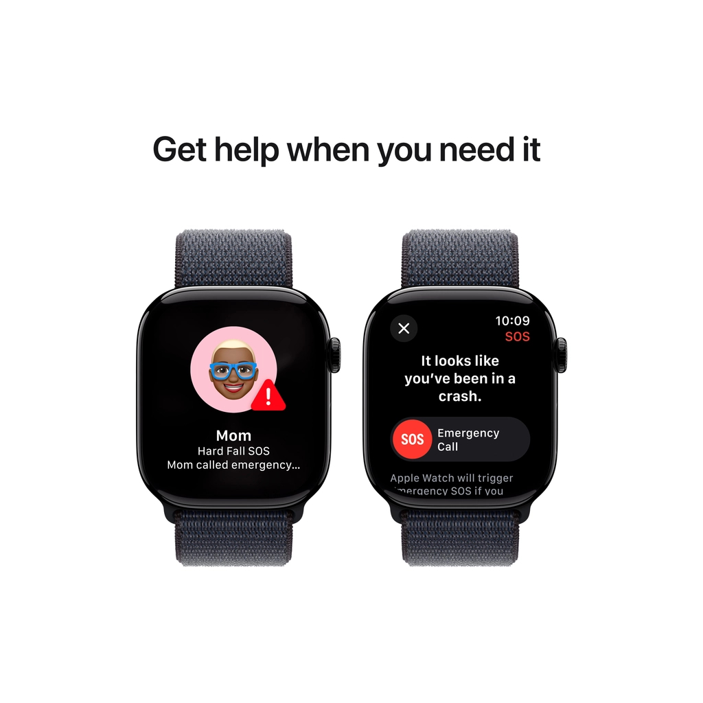 Смарт-годинник Apple Watch Series 10 GPS 46mm Jet Black Aluminium Case with Ink Sport Loop (MWWR3QH/A) - изображение 6